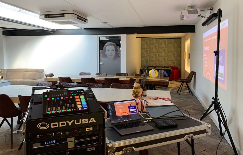 Technische setup voor een pub quiz sessie